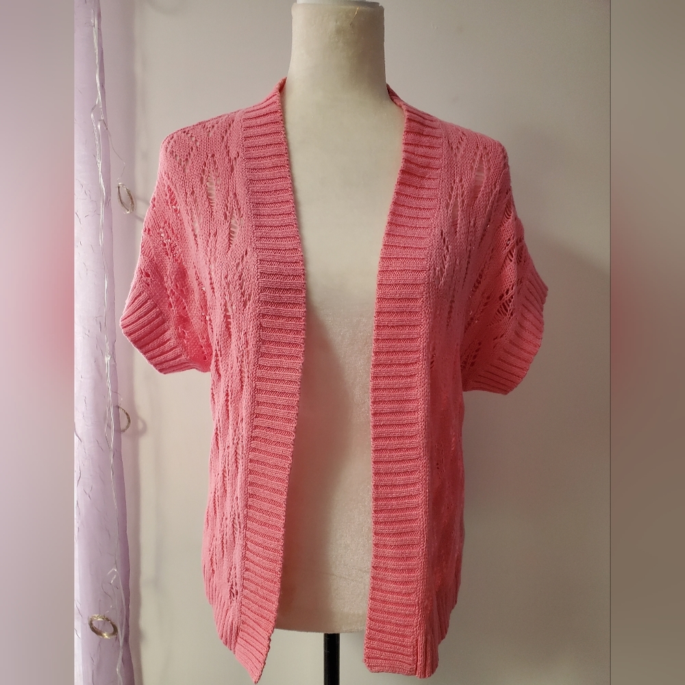 St.John's Bay Short Sleeve Cardigan